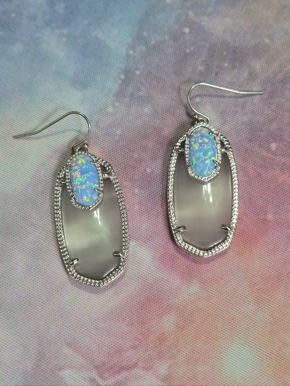 Kendra Scott Blue Opal Earrings